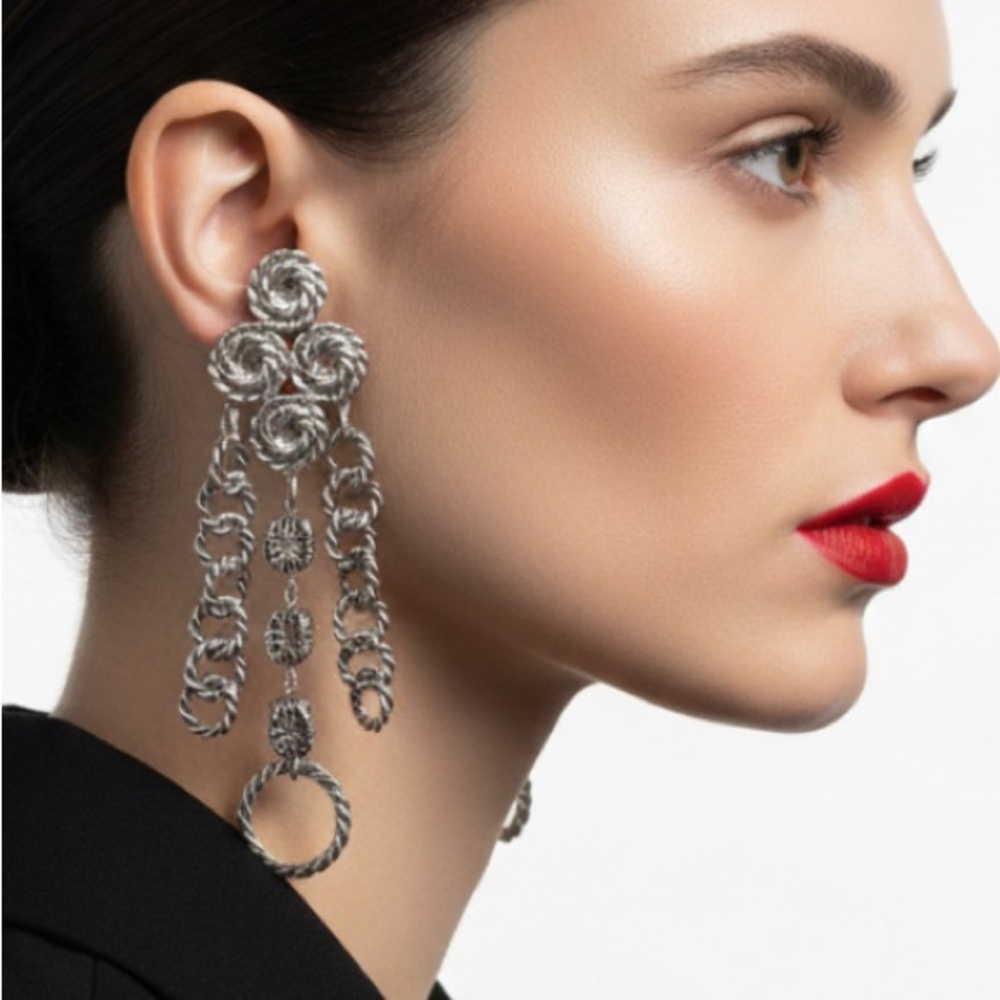 Laura Vogel Chandelier Earrings Vintage